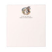 Twee prachtige paarden Western Boho Notitieblok (Voorkant)