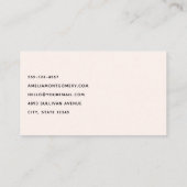 Twee prachtige paarden Western Boho Visitekaartje (Achterkant)