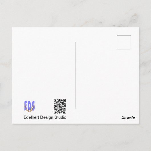 Twee prachtige roze tulpjes. BG DIY Briefkaart (Achterkant)