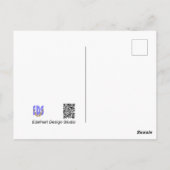 Twee prachtige Swans Valentijns Briefkaart (Achterkant)