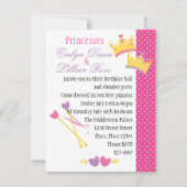 Twee prinses. kaart (Voorkant)