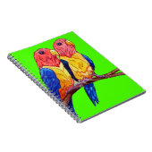 Twee projectielen op een Perch Notitieboek (Rechterzijde)