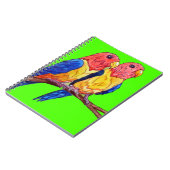 Twee projectielen op een Perch Notitieboek (Linkerzijde)