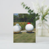 Twee propaantanks in Iowa Briefkaart (Staand voorkant)