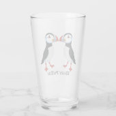 Twee Puffins Design Drink glas (Achterkant)
