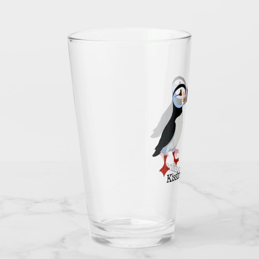 Twee Puffins Design Drink glas (Rechts)