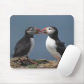 Twee puffins muismat (Met muis)