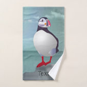Twee Puffins-ontwerpen Bad Handdoek (Handdoek)
