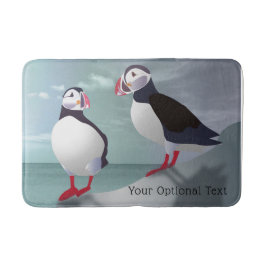 Twee Puffins-ontwerpen Badmat