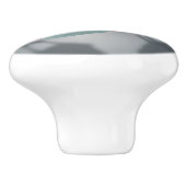 Twee Puffins-ontwerpen Keramische Knop (Zijkant)