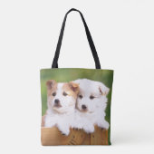 Twee Puppies Tote Bag (Achterkant)