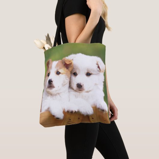 Twee Puppies Tote Bag (Dichtbij)