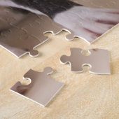 Twee Puppies van Boston Terrier Legpuzzel (Zijkant)