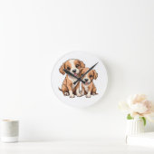 TWEE PUPPY'S Ronde Klok (Huis)
