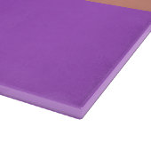 Twee quadraten op het snijvlak van glas snijplank (Hoek)