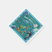Twee-r-tastische jaar papier servetten (Hoek)