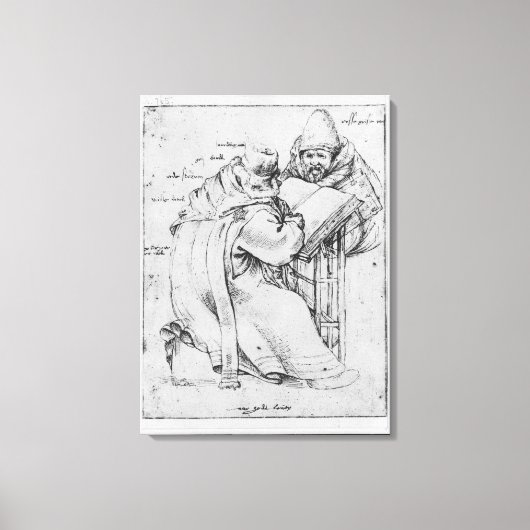 Twee Rabbis Canvas Afdruk (Voorkant)