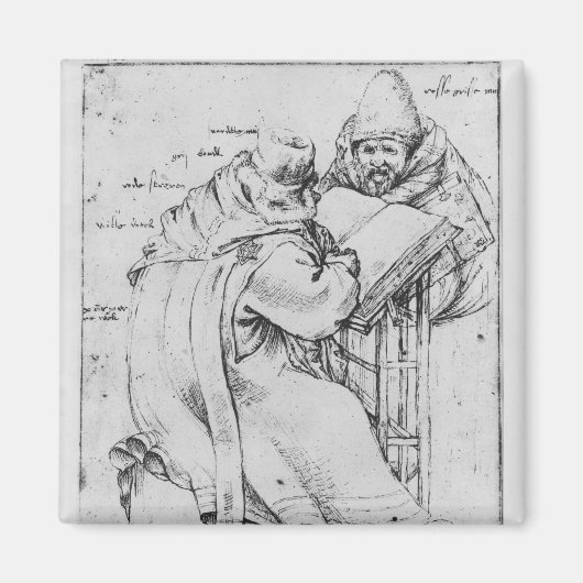 Twee Rabbis Magneet (Voorkant)