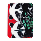 Twee Raccoons Magneet (Verticaal)
