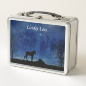 Twee racehorse foals lunch box (Voorkant)