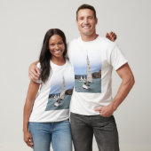 Twee racejachten t-shirt (Unisex)