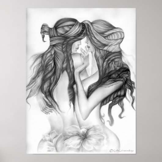 "Twee races" Poster (Voorkant)