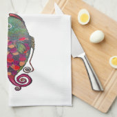 Twee radionavontuurlijk vispaar zeer uniek theedoek (Quarter Fold)