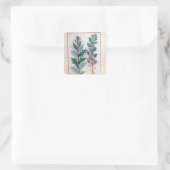 Twee rassen van Artemesia Vierkante Sticker (Tas)