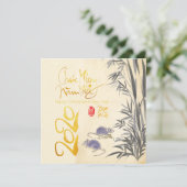 Twee Ratten Bamboe Vietnamees Nieuwjaar 2020 SFC (Staand voorkant)