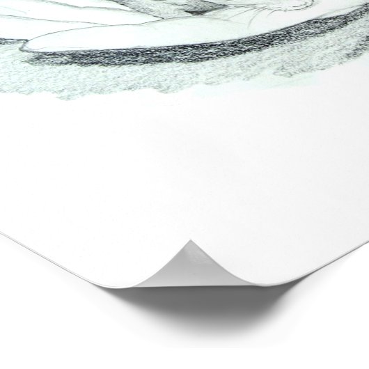 Twee ratten in de hand poster (Hoek)