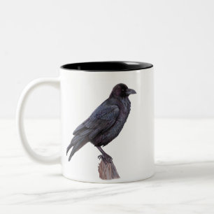 Twee Ravens Coffee-Mok Tweekleurige Koffiemok