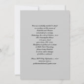 Twee Ravens in Silhouette Gothic Wedding Kaart (Achterkant)