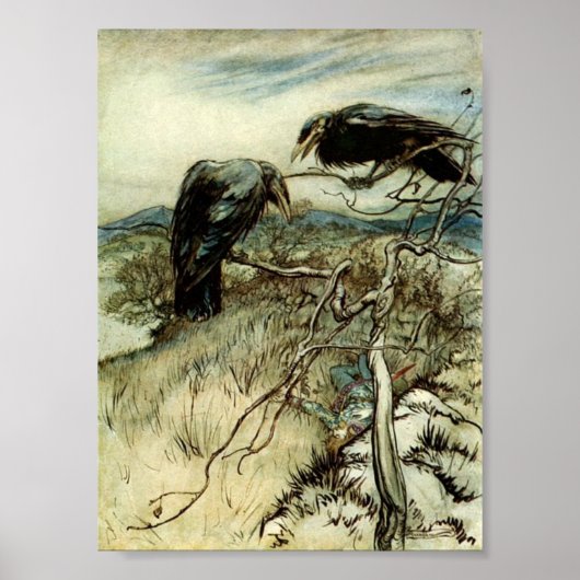 Twee Ravens Poster (Voorkant)
