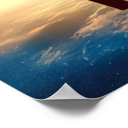 Twee Realms Cross in Space Poster (Hoek)