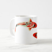 Twee Red Koi Koffiemok (Voorkant links)