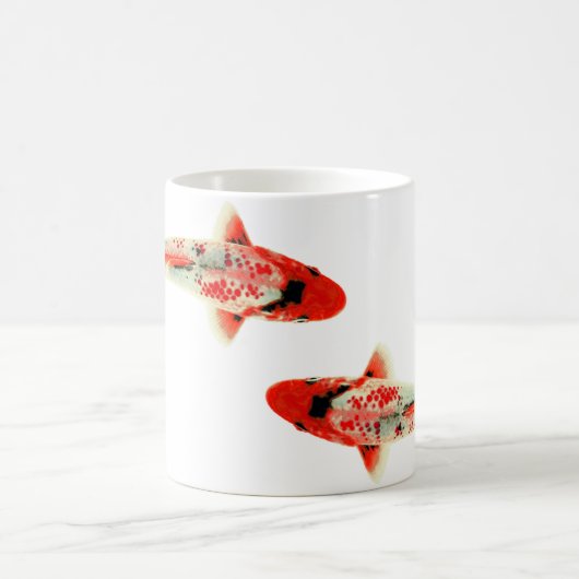 Twee Red Koi Koffiemok (Center)