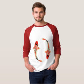 Twee Red Koi T-shirt (Voorkant volledig)