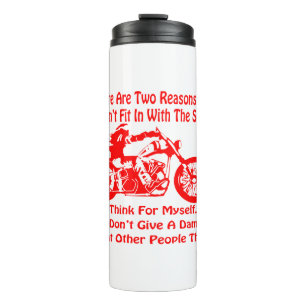 Twee redenen waarom ik me niet bij de schapen aans thermosbeker