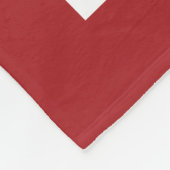 Twee rendieren en sneeuwvlokken, vrolijk kerstfees fleece deken (Hoek)