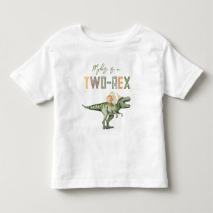 Twee-Rex verjaardagsfeest-shirt Kinder Shirts