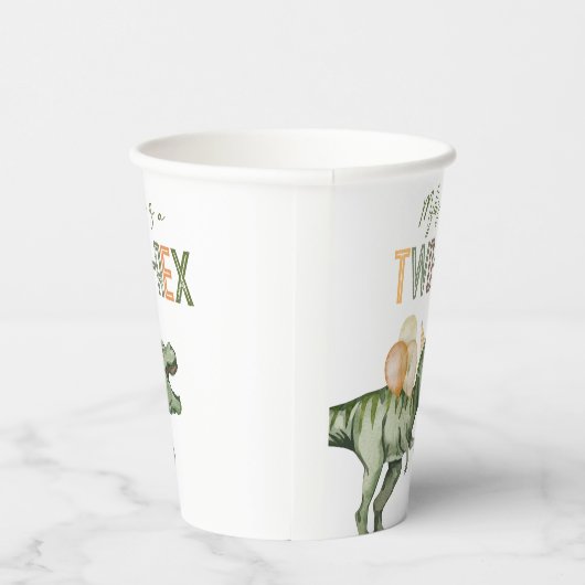 Twee-Rex verjaardagsfeestje bekers (Rechts)