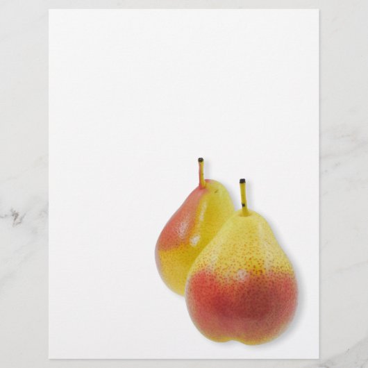 Twee rijpe peren flyer (Voorkant)