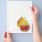 Twee rijpe peren flyer (Hand)