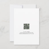 Twee ringen antwoordkaart RSVP kaartje (Achterkant)