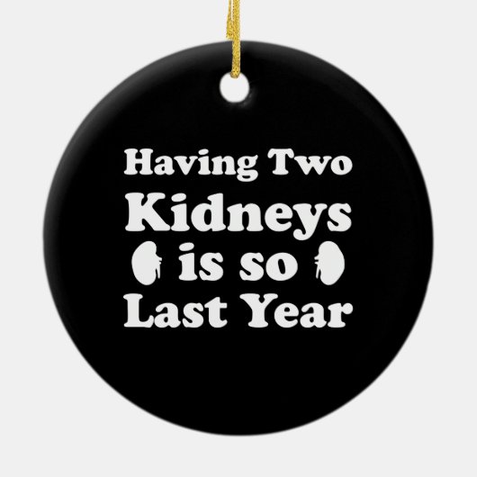 Twee ritten hebben is zo het afgelopen jaar keramisch ornament (Achterkant)