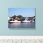 Twee rivieren, het canvasafdruk van Wisconsin Canvas Afdruk (Insitu (Houten vloer))