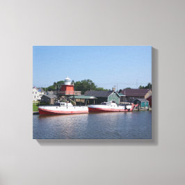 Twee rivieren, het canvasafdruk van Wisconsin Canvas Afdruk