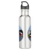 Twee rivieren, het maritieme erfgoed van Wisconsin Waterfles (Achterkant)