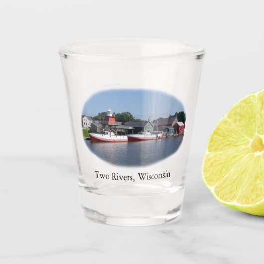 Twee rivieren, met Wisconsin ontsproten glas (Voorkant)