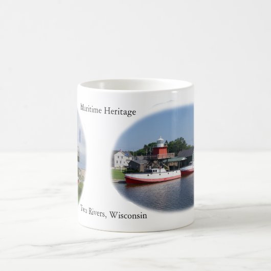 Twee rivieren, mok Wisconsin Maritime (Center)